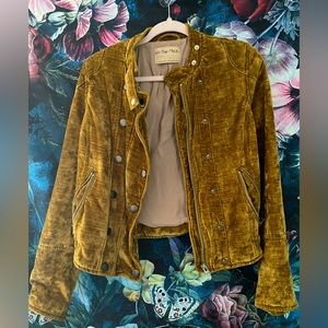 Free People Velvet Coat
